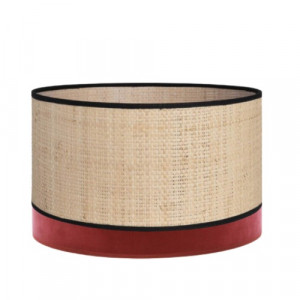 https://www.techni-contact.ovh/ressources/images/produits/merchandising/abat-jour-en-raphia-et-coton-77729442-1.jpg - Dimensions (Ø x H) : 15 à 50 x 18 à 25 cm