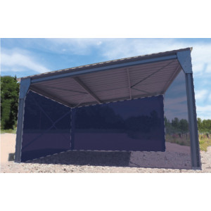 https://www.techni-contact.ovh/ressources/images/produits/merchandising/abri-de-voiture-monopente-en-kit-5-4x5x3m-bardage-2-pignons-1-long-pan-bas-48537947-1.jpg - Abri monopente simple d'installation à structure acier 100% galvanisé.