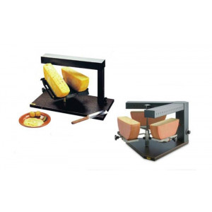 https://www.techni-contact.ovh/ressources/images/produits/merchandising/appareil-a-raclette-professionnel-8229223-1.jpg - Pour 2 x ½ ou 3 x ½ fromage