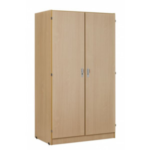 https://www.techni-contact.ovh/ressources/images/produits/merchandising/armoire-chambre-2-portes-8270341-1.jpg - 2 portes (Toute penderie) - mélaminé - Dimensions (LxHxP) 1000 x 1800 x 590 mm