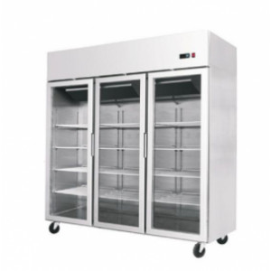 https://www.techni-contact.ovh/ressources/images/produits/merchandising/armoire-negative-economique-a-3-portes-vitrees-2859200-1.jpg - Température : De - 22 / -17 °C - Capacité : 1390 L