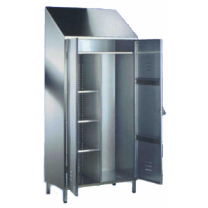 https://www.techni-contact.ovh/ressources/images/produits/merchandising/armoire-range-balais-en-inox-7842308-1.jpg - Dimensions (L x P x H) : 950 x 500 x 2160 mm - En inox -