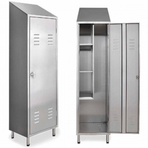 https://www.techni-contact.ovh/ressources/images/produits/merchandising/armoire-range-balais-inox-3591014-1.jpg - Inox AISI 304 ou 441 - 600 x 500 x 1800/2150H mm
