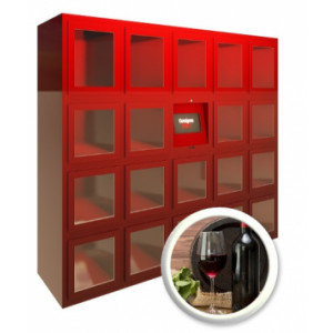 https://www.techni-contact.ovh/ressources/images/produits/merchandising/armoire-stockage-et-distribution-de-vin-95713324-1.jpg - 19 ou 25 casiers de 400X400X500 mm