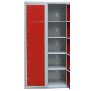 https://www.techni-contact.ovh/ressources/images/produits/merchandising/armoire-vestiaire-5-casiers-metallique-4593969-1.jpg - 2 colonnes - 5 casiers