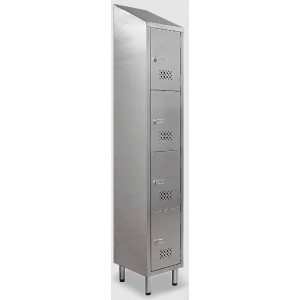 https://www.techni-contact.ovh/ressources/images/produits/merchandising/armoire-vestiaire-inox-1-porte-13607958-1.jpg - 4 Portes - Dimensions : 320 x 400 x 2000 mm - Acier inoxydable