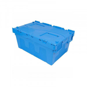 https://www.techni-contact.ovh/ressources/images/produits/merchandising/bac-a-couvercle-integre-navette-10642021-1.jpg - Plastique - Capacité : 46 à 67L - L.600 x l.400 x H.265 à 365 mm - Coloris : Bleu