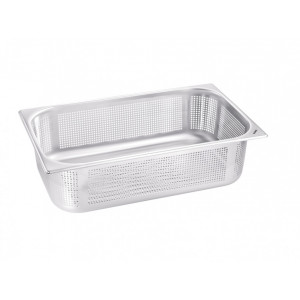https://www.techni-contact.ovh/ressources/images/produits/merchandising/bac-alimentaire-de-cuisson-1383000-1.jpg - Inox perforé - Profondeur : 60 à 195 mm - Capacité : 8 à 25 L