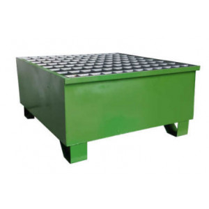 https://www.techni-contact.ovh/ressources/images/produits/merchandising/bac-de-retention-1-fut-occasion-8111100-1.jpg - Charge admissible : 500 kg - Volume de rétention : 220 litres