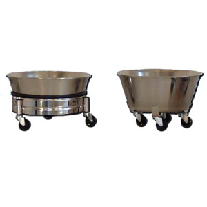 https://www.techni-contact.ovh/ressources/images/produits/merchandising/bac-medical-avec-chariot-13402191-1.jpg - Matière : inox 18/10 - Capacité : 14 L Dimensions : Diam 50 mm