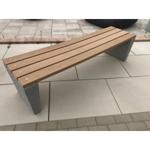 https://www.techni-contact.ovh/ressources/images/produits/merchandising/banc-areca-beton-et-bois-41453145-1.jpg - Longueur : 1800 mm - Assise : 470 cmm - A poser au sol ou à ancrer avec tiges métalliques