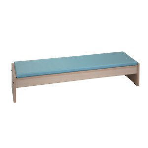 https://www.techni-contact.ovh/ressources/images/produits/merchandising/banc-bois-pour-maternelle-avec-assise-mousse-long-120-cm-t1-a-t3-panneau-de-particules-surface-melamine-22827525-1.jpg - Tailles 1 à 3 - Longueur : 1200 mm - Structure en mélaminé