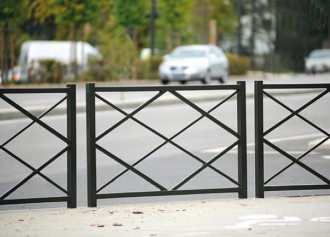 Barrière losange de rue 1.50 m