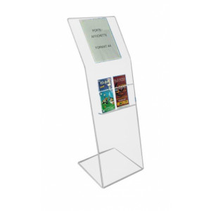 https://www.techni-contact.ovh/ressources/images/produits/merchandising/borne-presentoir-brochure-plexi-7201684-1.jpg - Plexiglas épaisseur : 8 mm - Dimensions base : 31/35 cm - Hauteur: 107 cm