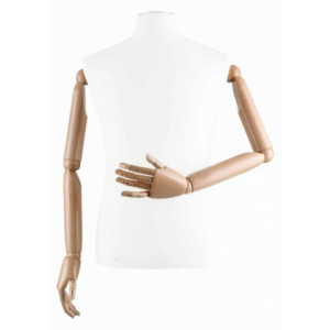 https://www.techni-contact.ovh/ressources/images/produits/merchandising/bras-articules-en-bois-pour-buste-73485422-1.jpg - Bras Flexible - En bois