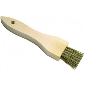 https://www.techni-contact.ovh/ressources/images/produits/merchandising/brosse-pinceau-metallique-plat-10483665-1.jpg - Manche bois - Matière : Acier laitonné