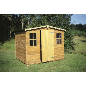 https://www.techni-contact.ovh/ressources/images/produits/merchandising/cabane-de-jardin-3912366-1.jpg - Surface au sol : 5 m2 - Largeur : 2,50 m - Bois certifiés PEFC