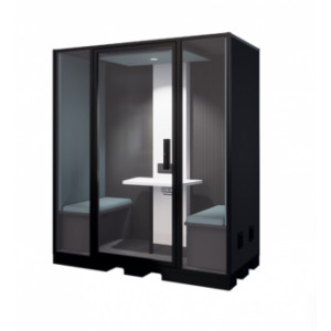 https://www.techni-contact.ovh/ressources/images/produits/merchandising/cabine-acoustique-industrie-2-personnes-37342265-1.jpg - 2 places - Adaptée pour l'industrie - Connectivité - Performance Acoustique - Personnalisation Intégrale