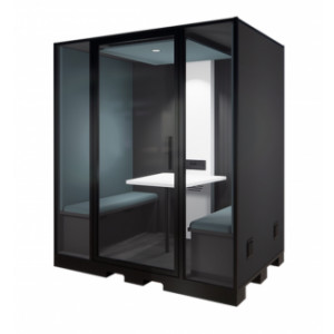https://www.techni-contact.ovh/ressources/images/produits/merchandising/cabine-acoustique-industrie-4-personnes-61799348-1.jpg - 4 places - Adaptée pour l'industrie - Connectivité - Performance Acoustique - Personnalisation Intégrale