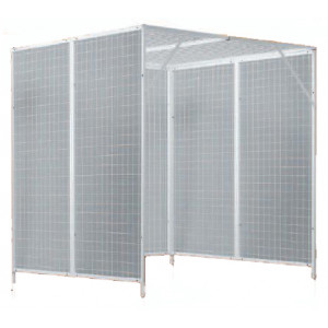 https://www.techni-contact.ovh/ressources/images/produits/merchandising/cage-double-de-poulietherapie-16086714-1.jpg - Dimensions grillage : 50 x 50 mm