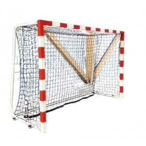 But Handball Madison - Haute compétition - arceaux fixes Ø 50 mm - Acier galvanisé - 3 x 2 m - Mobile ou à sceller