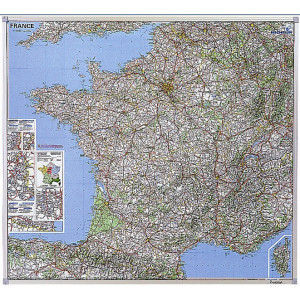 https://www.techni-contact.ovh/ressources/images/produits/merchandising/carte-routiere-de-france-9175350-1.jpg - Dimensions : 100 x 112 cm - Ech. : 1/1 000 000