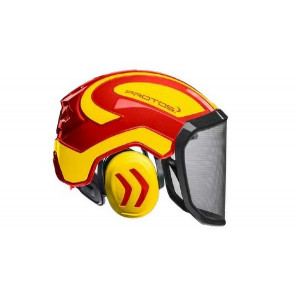 https://www.techni-contact.ovh/ressources/images/produits/merchandising/casque-integral-forestier-avec-visiere-45434229-1.jpg - Norme EN 397 – Protection auditive - Rouge/Jaune