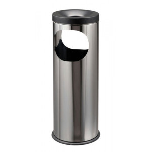https://www.techni-contact.ovh/ressources/images/produits/merchandising/cendrier-corbeille-19-l-inox-ou-acier-o265-x-h730-mm-79799212-1.jpg - Inox brillant ou acier - Capacité : 19 L - Dimensions : Ø.265 x H.730 mm