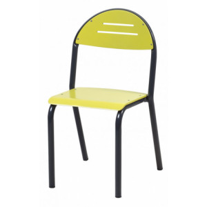 https://www.techni-contact.ovh/ressources/images/produits/merchandising/chaise-cantine-monobloc-8302783-1.jpg - Tailles 1, 2, 3, 4, 5 et 6 - Assise et dossier en hêtre - Piètement tube acier Ø 25 mm