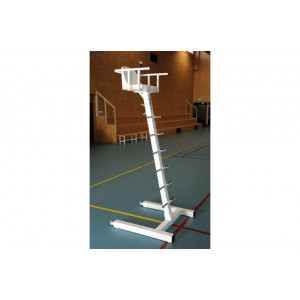 https://www.techni-contact.ovh/ressources/images/produits/merchandising/chaise-d-arbitre-de-tennis-socle-en-h-12374021-1.jpg - Hauteur : 2 m - Socle en H très stable avec roulettes