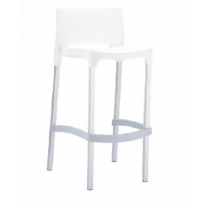 https://www.techni-contact.ovh/ressources/images/produits/merchandising/chaise-de-bar-en-polypropylene-34432174-1.jpg - Hauteur d'assise : 75 cm – Polypropylène - Coloris assise : blanc ou noir