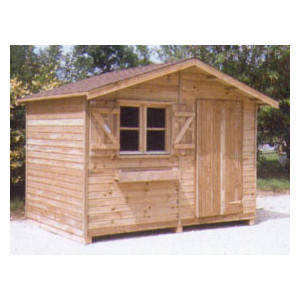 https://www.techni-contact.ovh/ressources/images/produits/merchandising/chalet-en-bois-3-03-m-x-2-03-m-5281005-1.jpg - Dimensions chalet (LXP): 3.03 m x 2.03 m