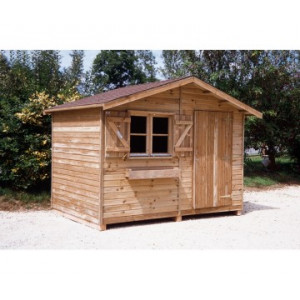https://www.techni-contact.ovh/ressources/images/produits/merchandising/chalet-en-bois-a-fenetre-en-vantaux-11924272-1.jpg - Surface : 9.09 m2 - Avec jardinière