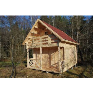 https://www.techni-contact.ovh/ressources/images/produits/merchandising/chalet-en-bois-avec-balcon-68221834-1.jpg - Surface totale  : 30 m² -  Dimensions :  4 x 5 m