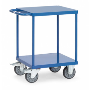 https://www.techni-contact.ovh/ressources/images/produits/merchandising/chariot-2-plateaux-en-tole-d-acier-9318201-1.jpg - Charge : 500 Kg - Norme EN 1757-3