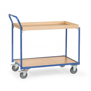 https://www.techni-contact.ovh/ressources/images/produits/merchandising/chariot-a-2-plateaux-avec-caissette-6807428-1.jpg - Charge : 300 Kg - Norme EN 1757-3