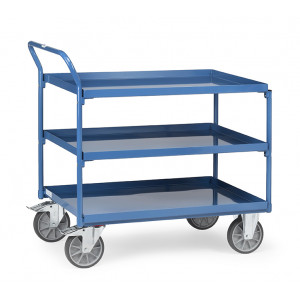 https://www.techni-contact.ovh/ressources/images/produits/merchandising/chariot-a-3-plateaux-etanches-7293746-1.jpg - Charge : 400 Kg - Norme 1757-3
