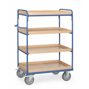 https://www.techni-contact.ovh/ressources/images/produits/merchandising/chariot-a-4-plateaux-reglables-15216693-1.jpg - Charge : 600 Kg - Norme Européenne EN 1757-3