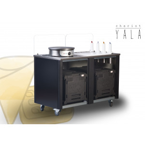 https://www.techni-contact.ovh/ressources/images/produits/merchandising/chariot-crepes-84572447-1.jpg - Un chariot crêpe ambulant professionnel spécialement conçu pour la fabrication et la vente de Crêpes & Gaufres