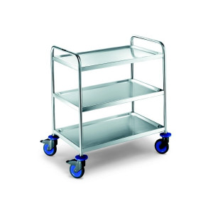 https://www.techni-contact.ovh/ressources/images/produits/merchandising/chariot-de-service-cuisine-3-tablettes-3452680-1.jpg - Inox - 3 tablettes - 4 dimensions disponibles - Roues ø 125 mm
