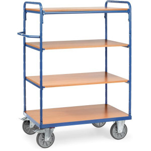 https://www.techni-contact.ovh/ressources/images/produits/merchandising/chariot-haut-a-4-plateaux-600-kg-3814230-1.jpg - Charge jusqu'à 600 kg - 4 étagères, jusqu'à 1552 mm haut