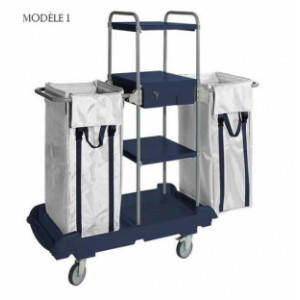 https://www.techni-contact.ovh/ressources/images/produits/merchandising/chariot-menage-hotel-14828989-1.jpg - Chariot hôtelier pour le ménage et le nettoyage - Disponible en 2 modèles