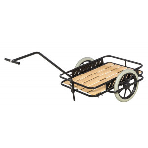 https://www.techni-contact.ovh/ressources/images/produits/merchandising/chariot-remorque-a-main-13243407-1.jpg - Capacité : 150 kg - 2 roulettes anti-crevaison - Plateau Bois