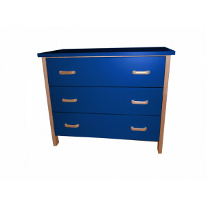 https://www.techni-contact.ovh/ressources/images/produits/merchandising/commode-en-bois-avec-3-tiroirs-33895251-1.jpg - Structure en hêtre massif - Panneau mélaminé de 19 mm - patins plastiques