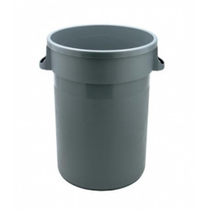 https://www.techni-contact.ovh/ressources/images/produits/merchandising/conteneur-a-dechet-rond-13580460-1.jpg - Polypropylène - Capacité : 80 L - Coloris : Gris