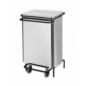 https://www.techni-contact.ovh/ressources/images/produits/merchandising/conteneur-mobile-a-deux-roues-2843348-1.jpg - Inox AISI 430 - Capacité : 70 L - conforme à la méthode HACCP