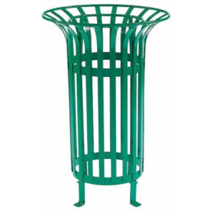 https://www.techni-contact.ovh/ressources/images/produits/merchandising/corbeille-de-jardin-avec-support-sac-947541-1.jpg - Capacité : 65 L - Fer plat 