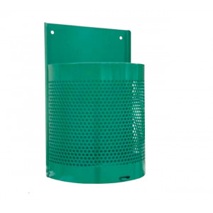 https://www.techni-contact.ovh/ressources/images/produits/merchandising/corbeille-demi-ronde-en-acier-13061239-1.jpg - Capacité : 30 L - Acier - Coloris Vert RAL 6005