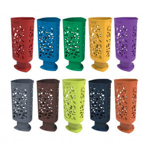 Corbeille en plastique recyclable haute densité - 57.5 L - L.365 mm x H.830 mm