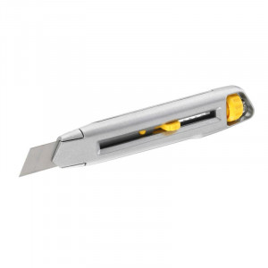 https://www.techni-contact.ovh/ressources/images/produits/merchandising/cutter-en-aluminium-a-lame-fixe-6120193-1.jpg - Longueur  : 205 mm - Corps Métal 